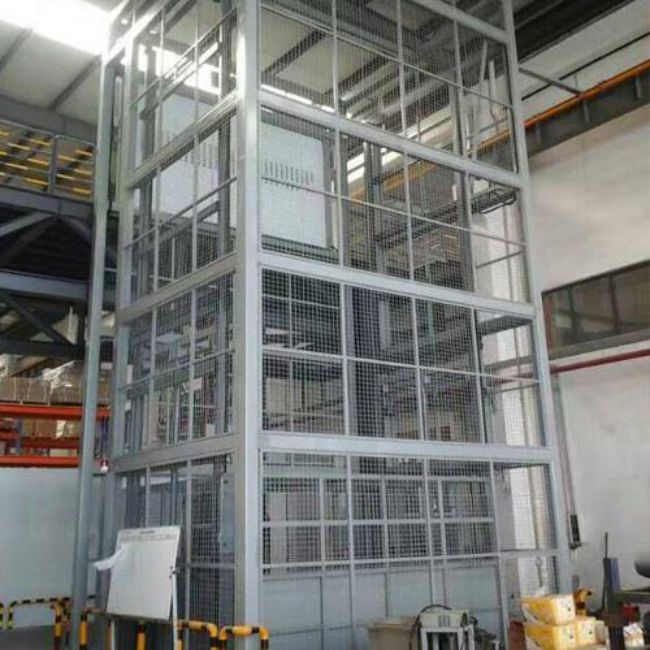 营根镇导轨式升降平台货梯